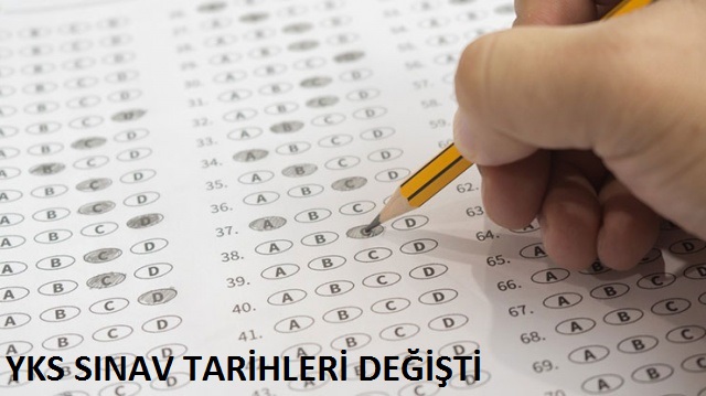 YKS Sınav Tarihleri Değişti