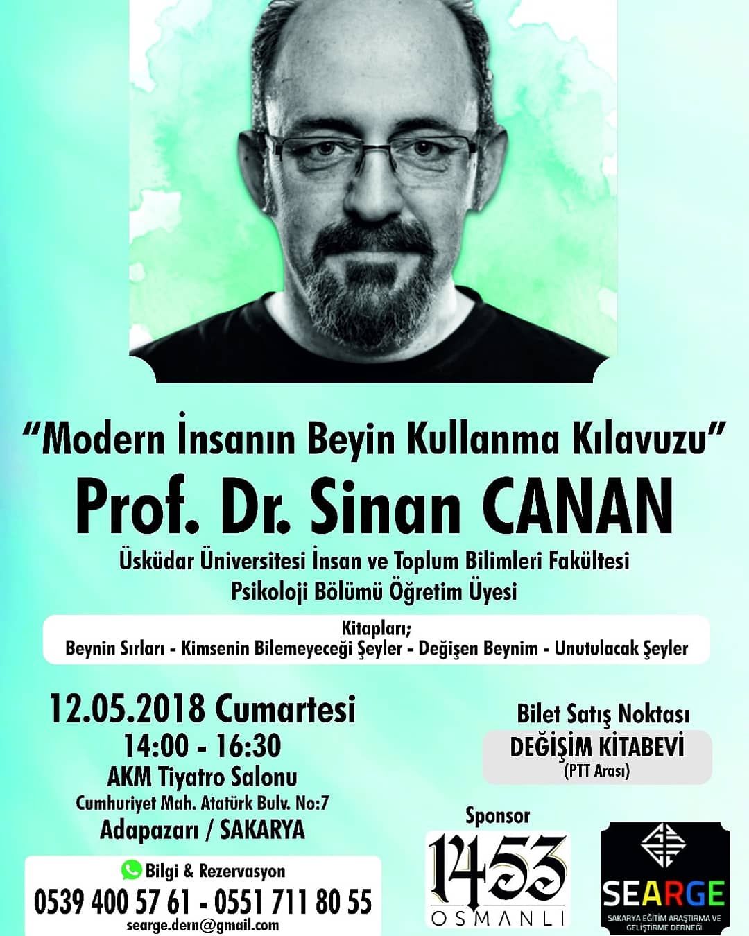 Prof. Dr. Sinan Canan ilk kez Sakarya'da