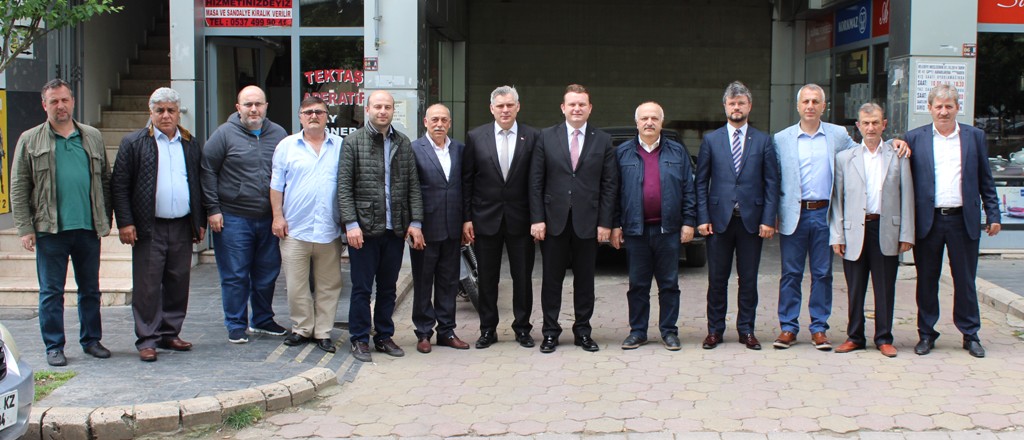 MHP'li adaylar Bülbül ve Eroğlu Hendek'teydi