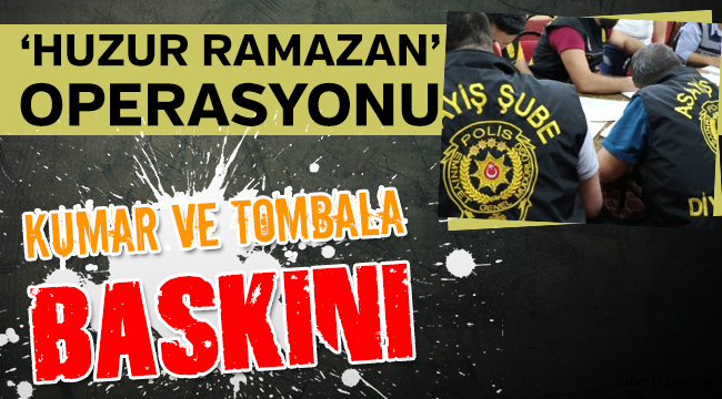 Jandarma’dan Kahvelere Baskın