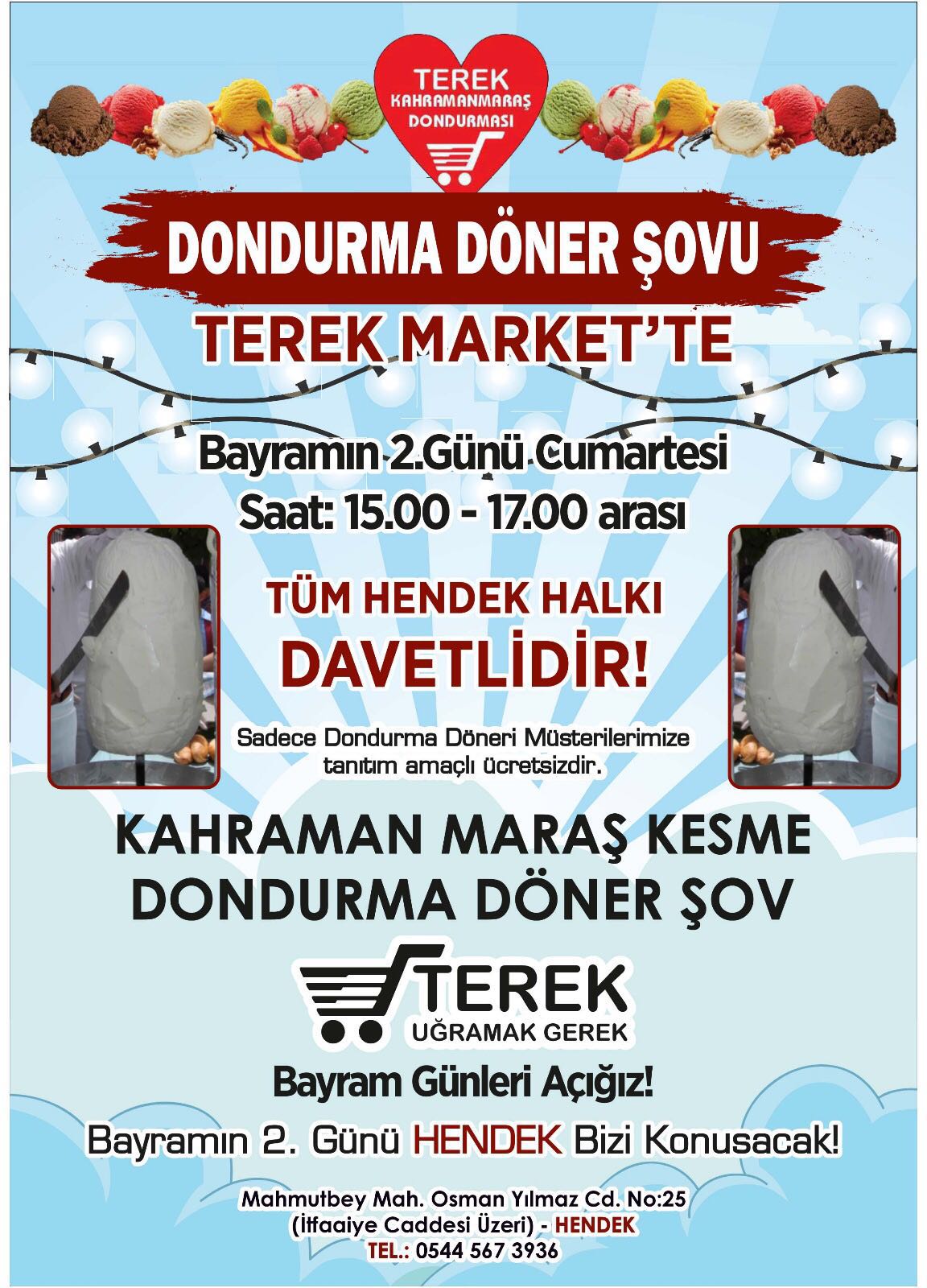 Ücretsiz Dondurma Döner Şovu