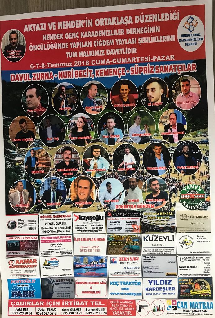 Çiğdem Yayla Şenliklerine Davet
