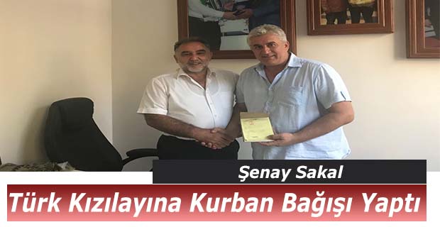 Sakal’dan Kızılay’a Kurban Bağışı