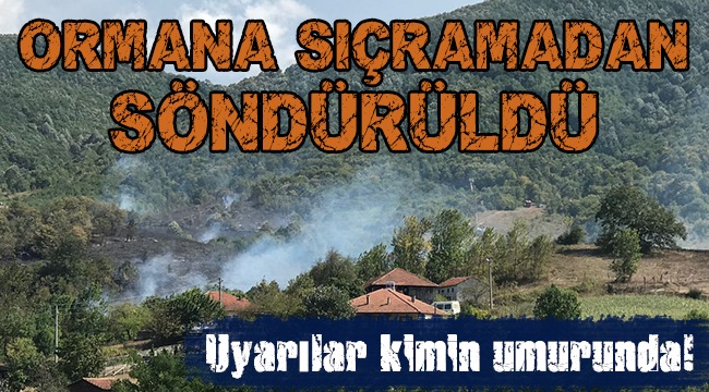 Yangın Tehlikeye Davetiye Çıkardı