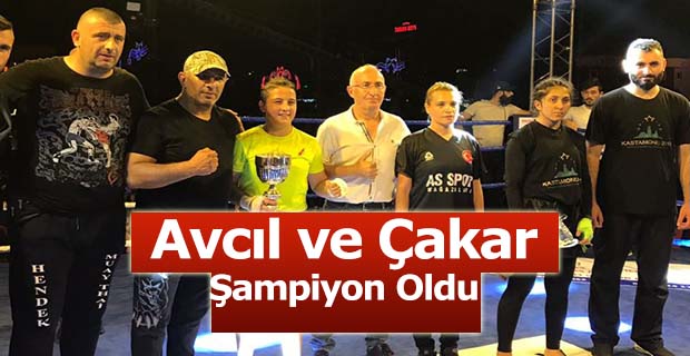 Muay Thai'de Avcıl ve Çakar Şampiyon Oldu