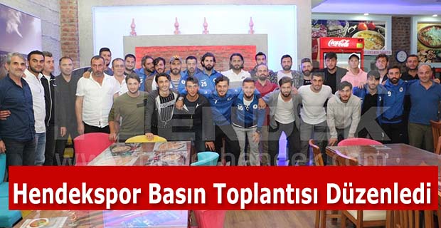 Hendekspor Basın Toplantısı Düzenledi