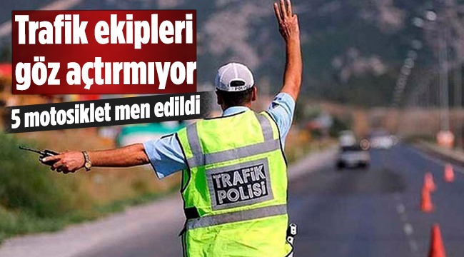 Hendek Emniyetinden Motosiklet Uygulaması