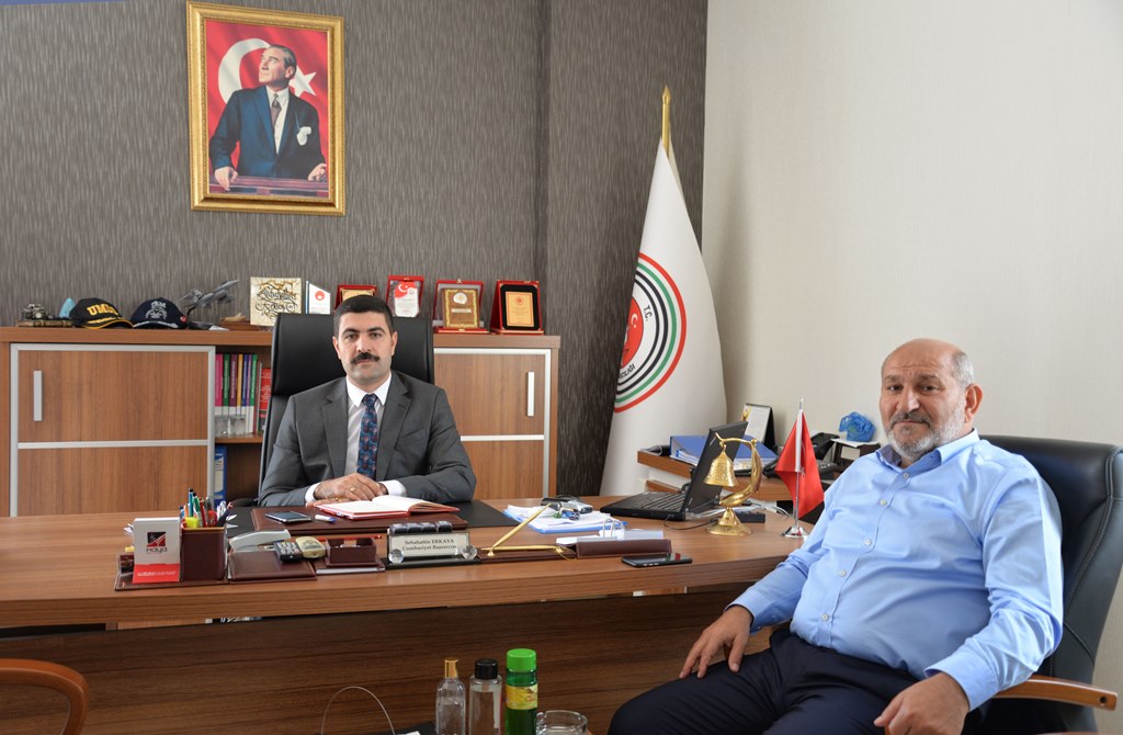 Başkan Püsküllü ’den,  Başsavcı Erkaya'ya ziyaret