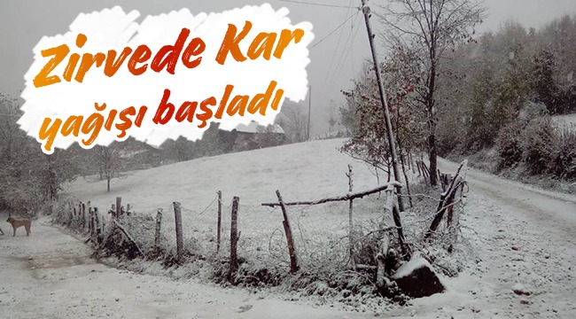 Yılın İlk Kar’ı Zirveye Düştü
