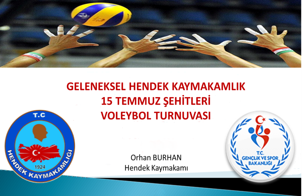 Hendek Kaymakamlık Voleybol Turnuvası Başlıyor