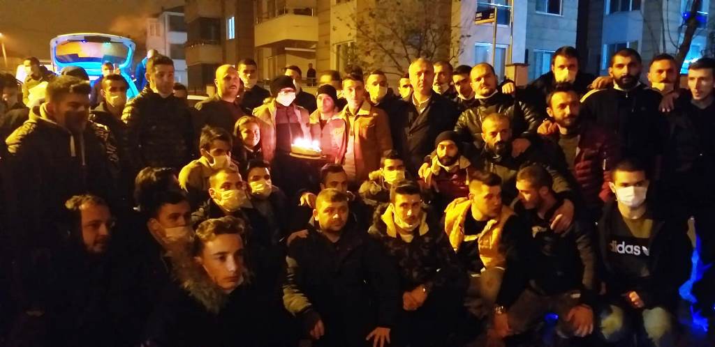 Abdussamet’e Sürpriz Moral Ziyareti