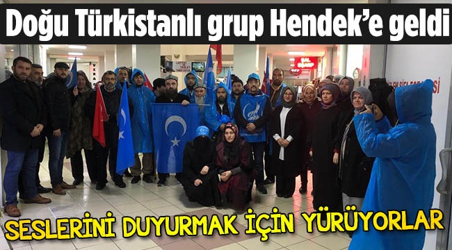 Doğu Türkistanlı Grup Hendek’e Geldi