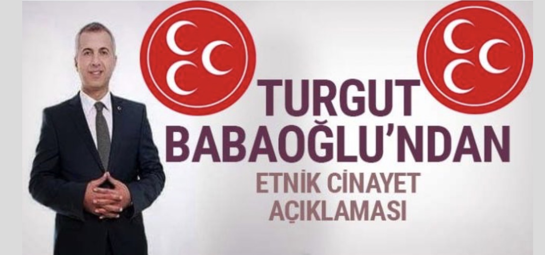 Babaoğlu'ndan 'etnik cinayet açıklaması
