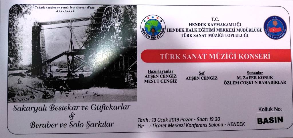 Türk Sanat Müziği Konseri O Tarihte