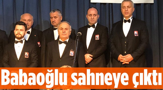 Babaoğlu Sahneye Çıktı