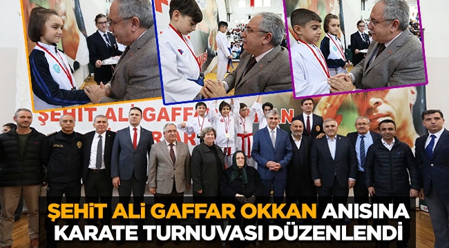 Şehit Ali Gaffar Okkan Anısına Karate Turnuvası Düzenlendi