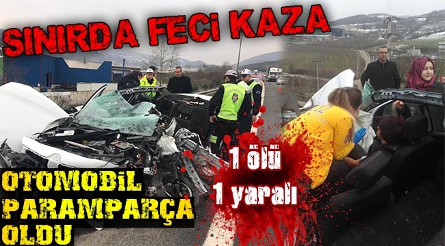 TEM'DE Feci Kaza, Bir Ölü, Bir Yaralı