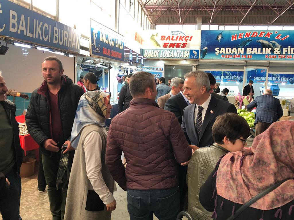 Hendek Esnafından Babaoğluna yoğun ilgi