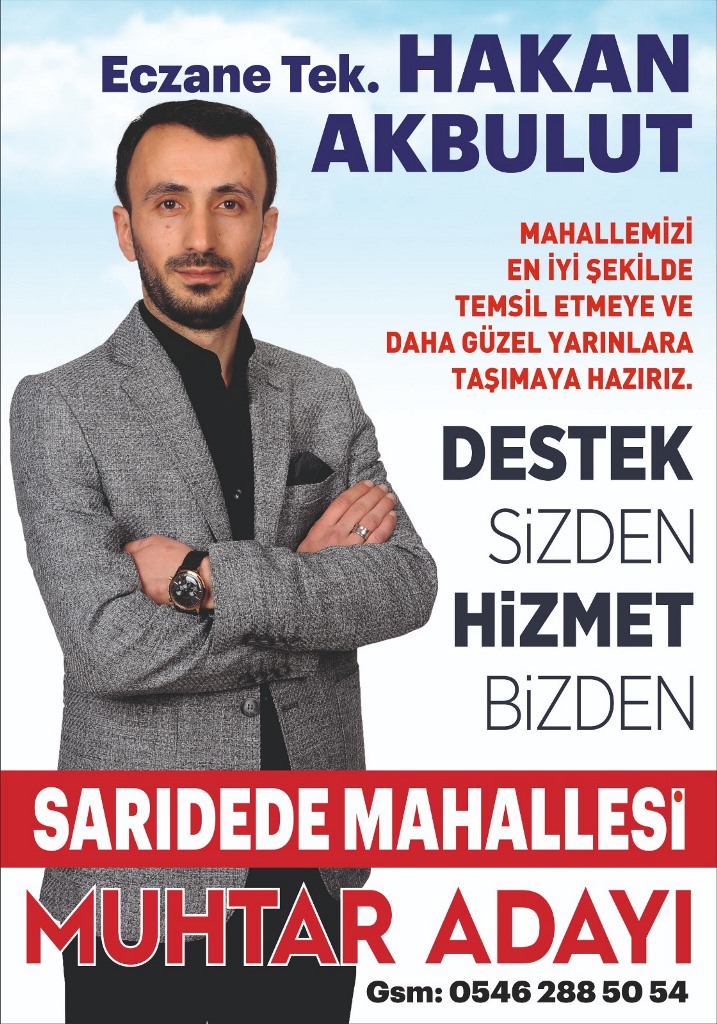 Akbulut, Sarıdede Mahallesi İçin Adayım Dedi
