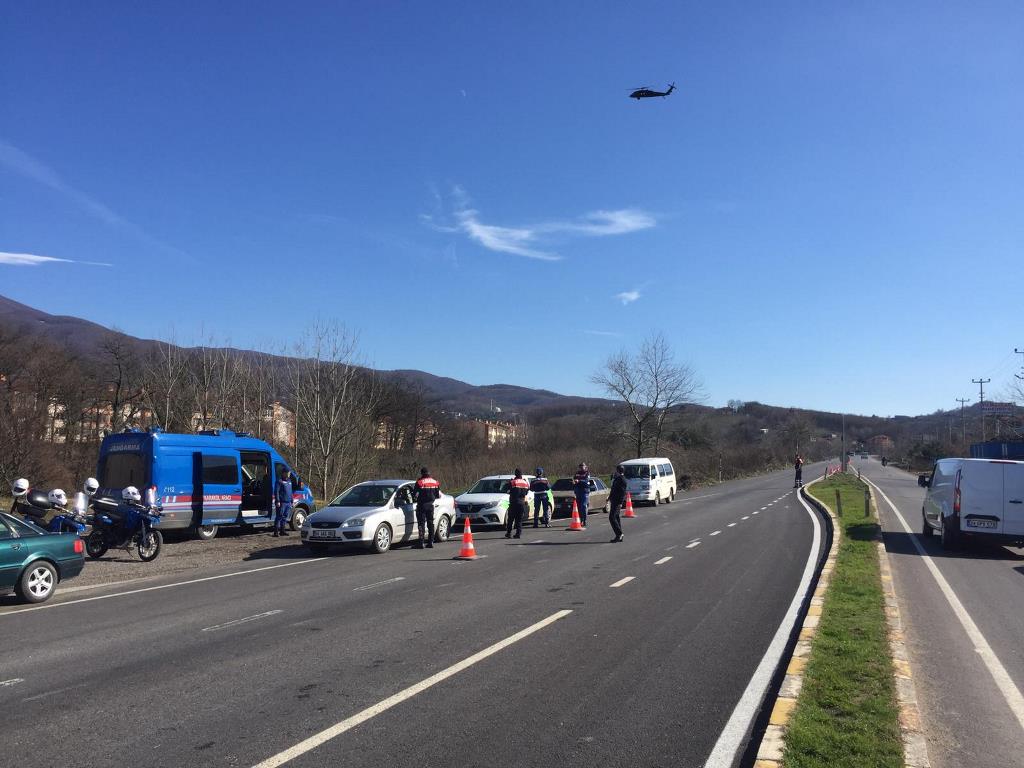 Jandarmanın Trafik Denetimleri Devam Ediyor