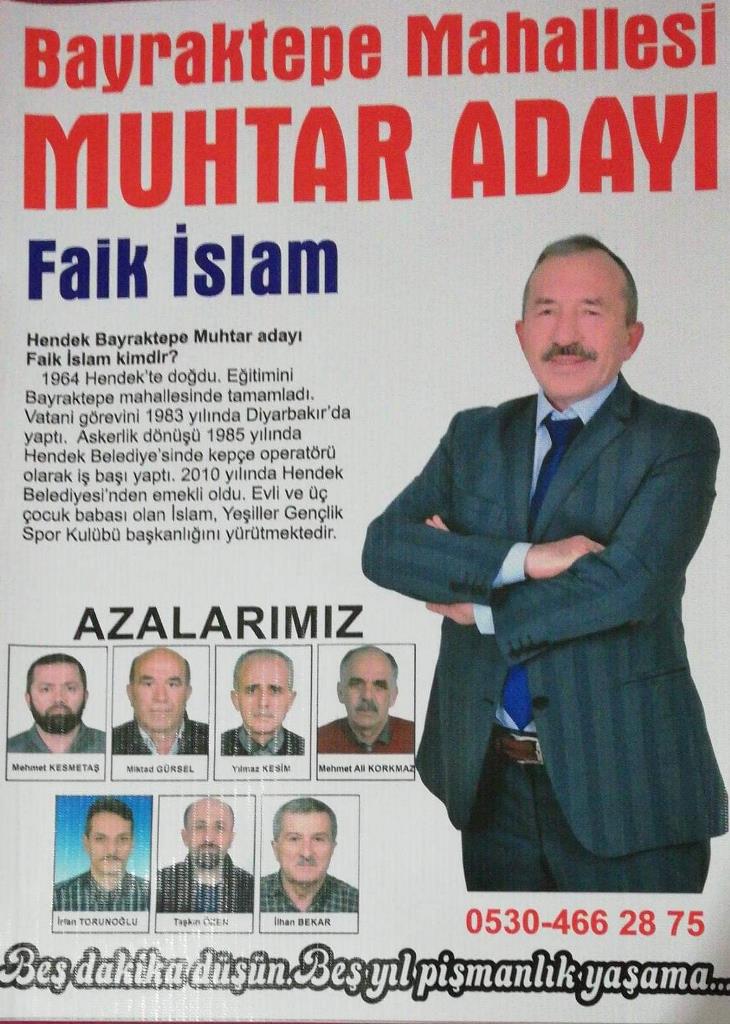İslam Muhtar Adaylığını Açıkladı