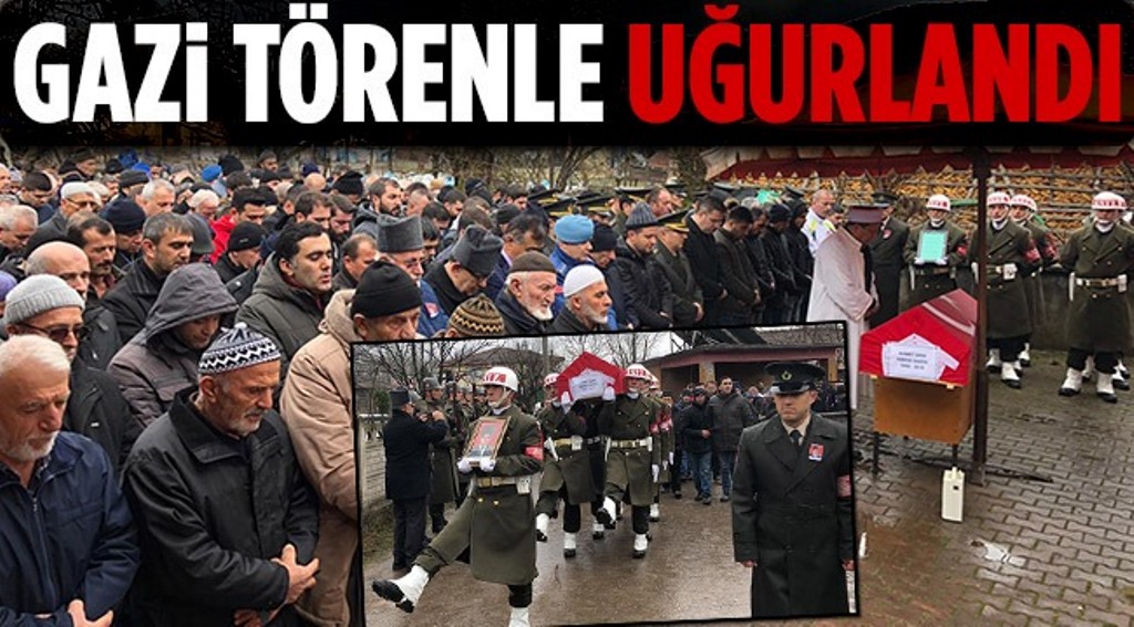 Kıbrıs Gazisi Askeri Törenle Toprağa Verildi