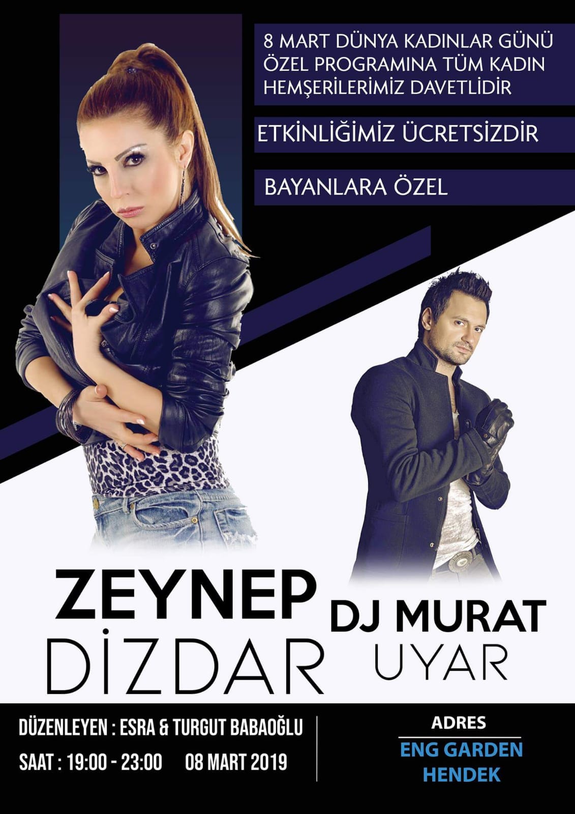 Zeynep Dizdar ve DJ Murat Hendek’e Geliyor