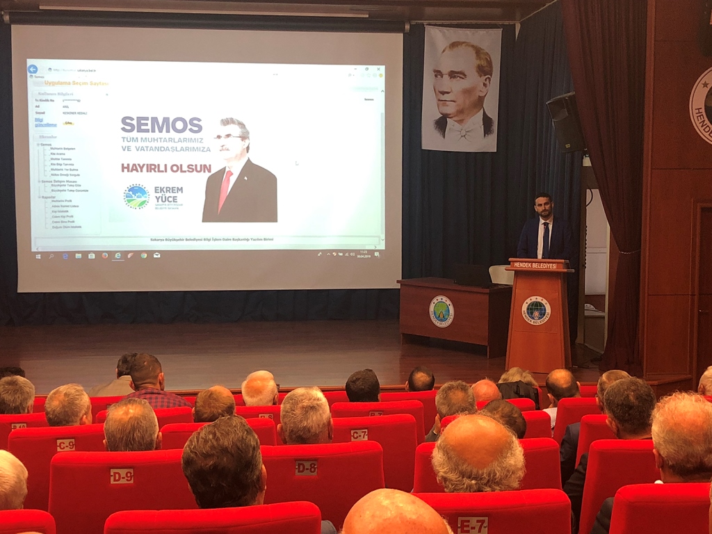 Büyükşehir’den muhtarlara SEMOS eğitimi