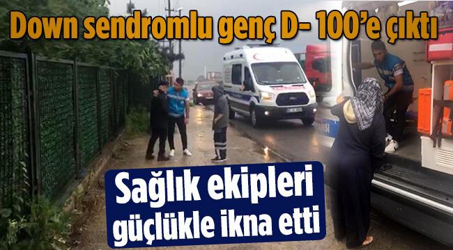 D100'e çıkan hastaya müdahale