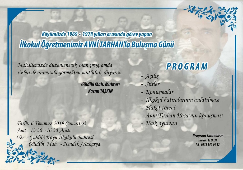 Güldibi Mahallesi Kırk Yıl Sonra Öğretmeniyle Buluşuyor