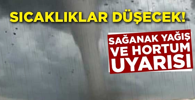 Meteorolojiden Sağanak Yağış Uyarısı
