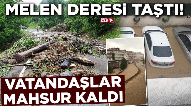 Komşuda Sel Felaketi, Vatandaşlar Mahsur Kaldı