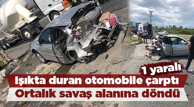 Aracını durduramayınca