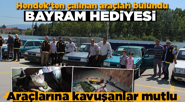 Hendekte Çalınan Otomobilleri Bulundu