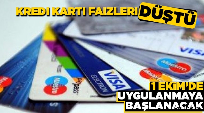 Kredi Kartı Faizleri Düştü