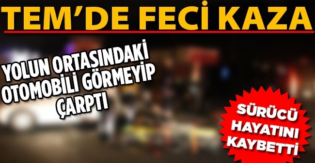 TEM'de Feci Kaza, Bir Ölü