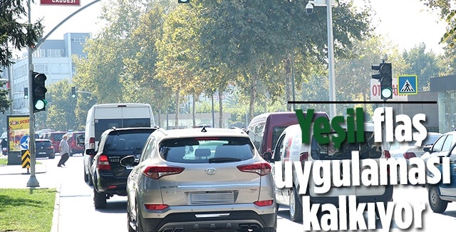 Trafik ışıklarında yeşil flaş uygulaması kalkıyor