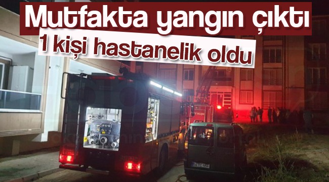 4 katlı binada yangın: 1 kişi dumandan etkilendi