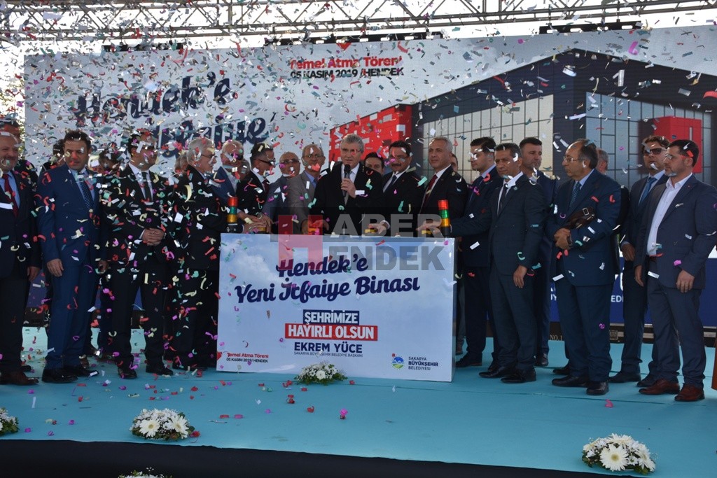 Hendek itfaiye hizmet binasının temeli atıldı