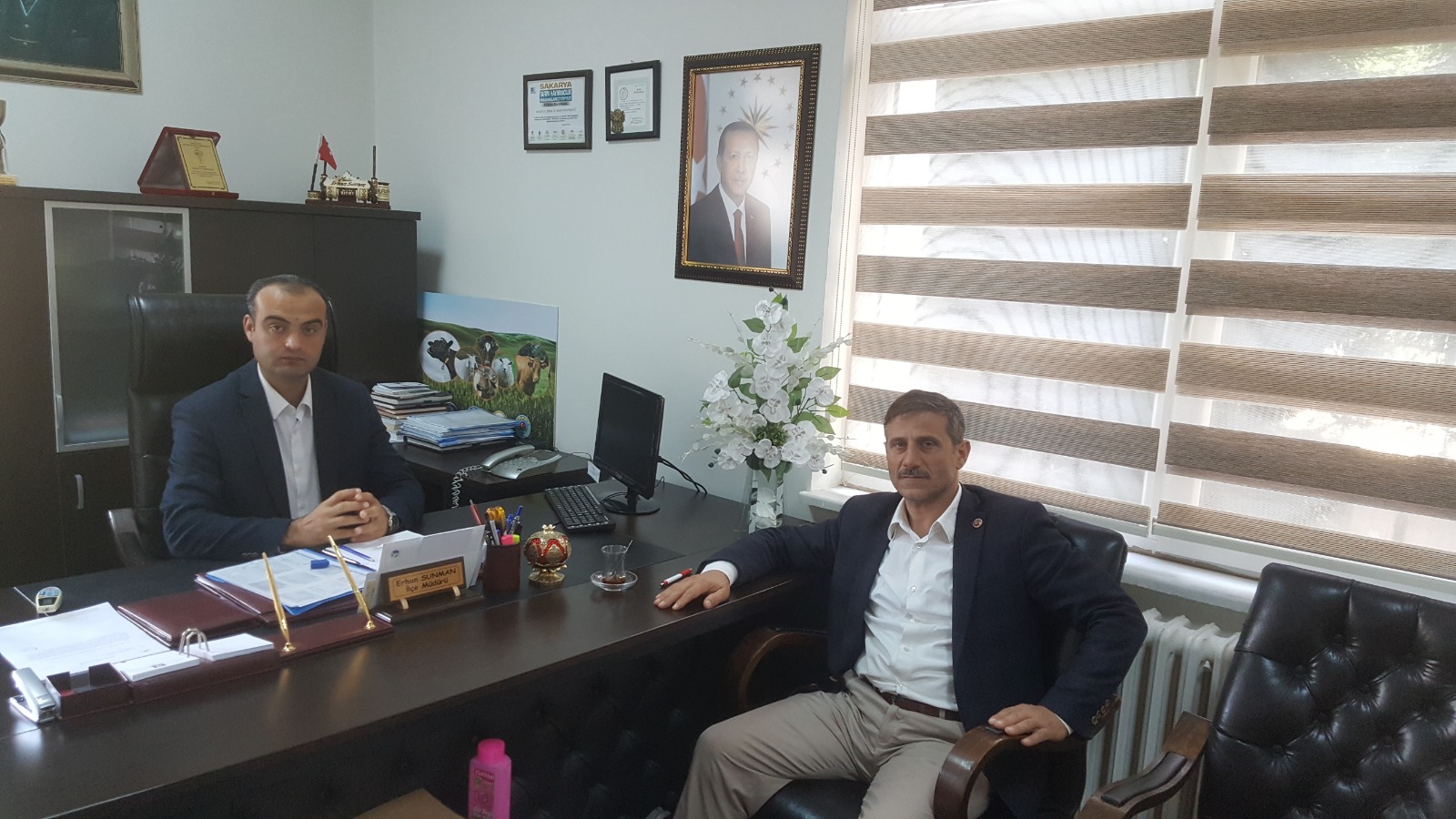 Koç’tan İlçe Tarım Müdürüne Ziyaret