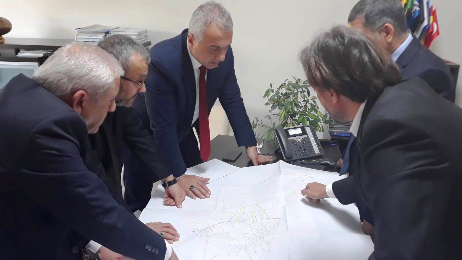 SASKİ kurmaylarıyla proje toplantısı