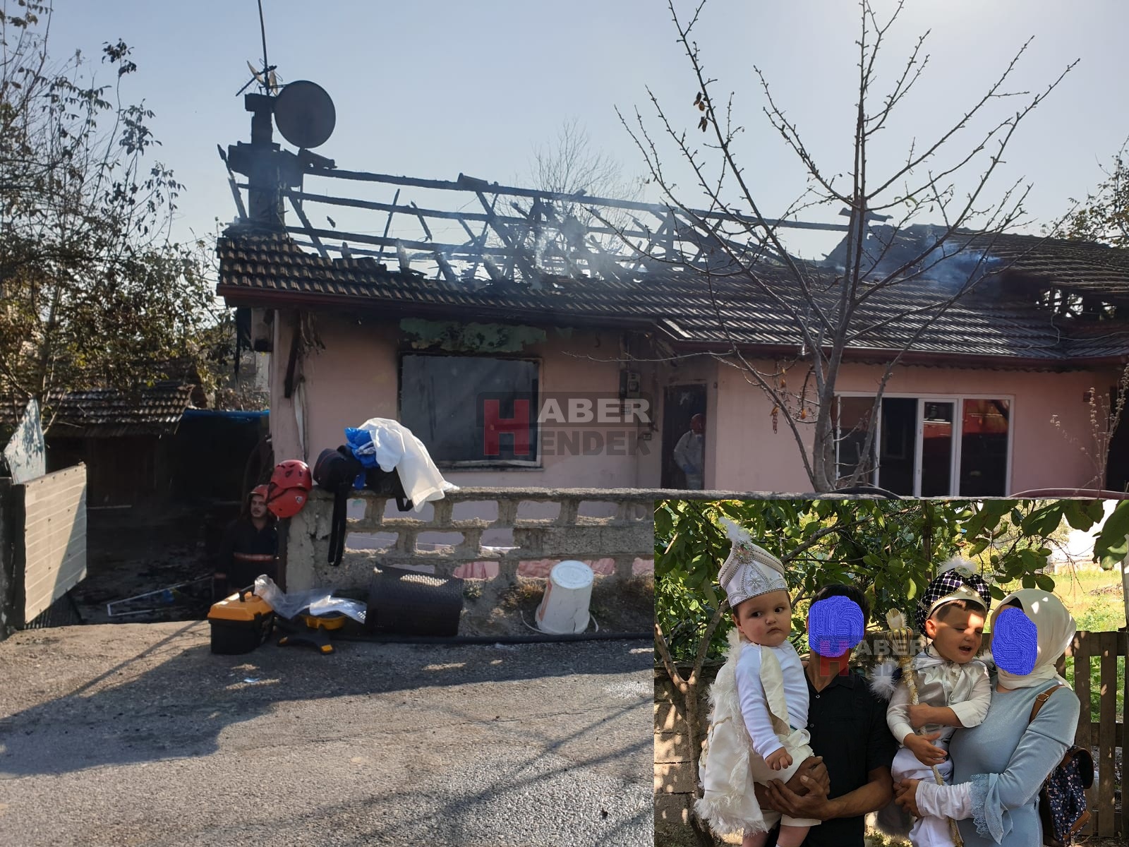 Hendek'te Yürek Yakan Yangın