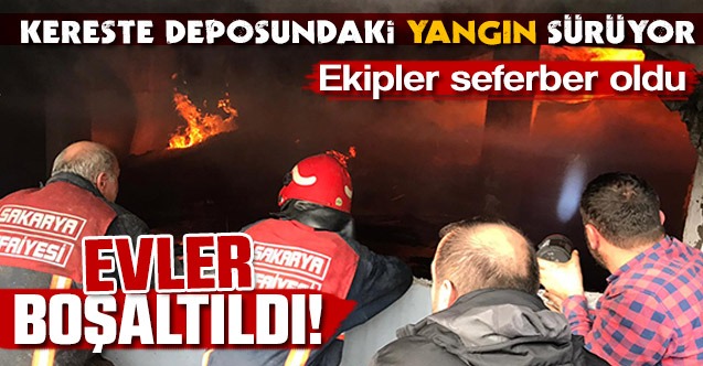 İtfaiye Ekipleri Seferber Oldu, Evler Boşaltıldı