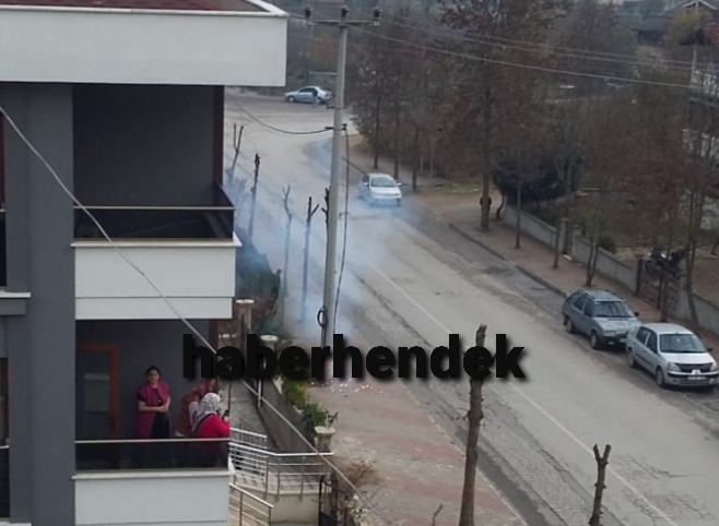 Elektrik kabloları çatapat gibi yandı