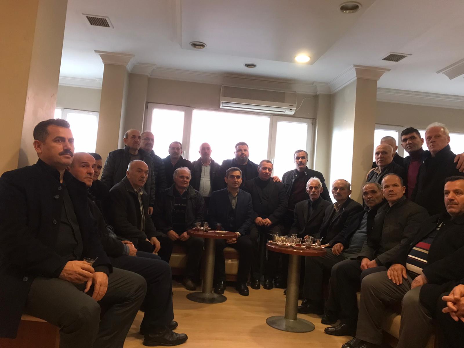 Muhtarlardan CHP İlçe Başkanı Bayraktar’ a ziyaret