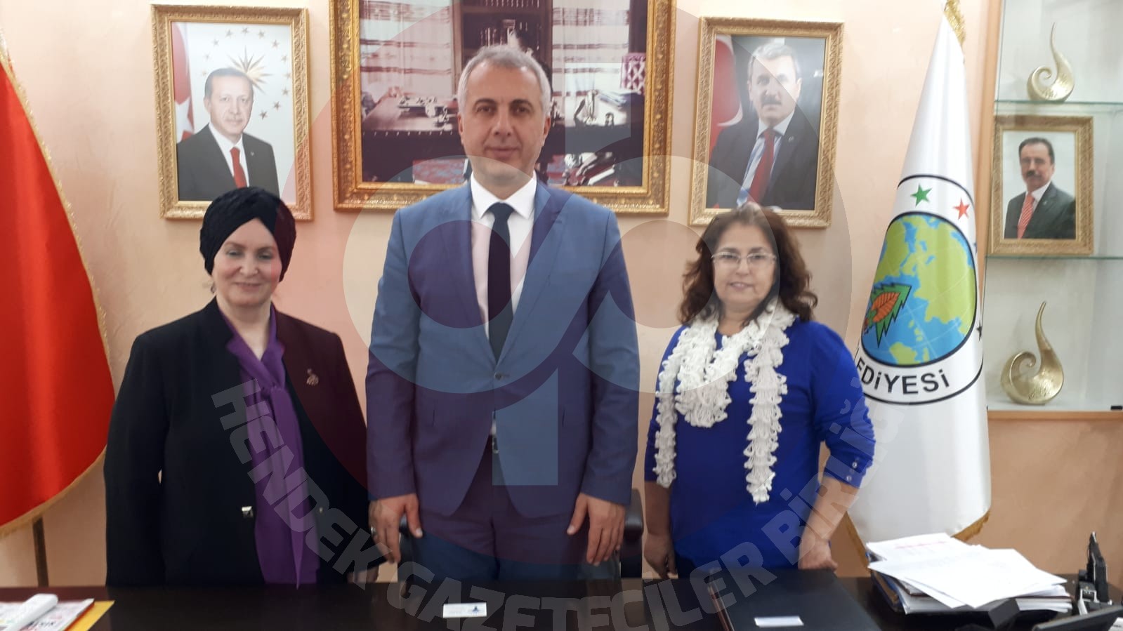 Kanserder Başkanı Akar Hendek’te Babaoğlu ve Yılkın’ı Ziyaret Etti