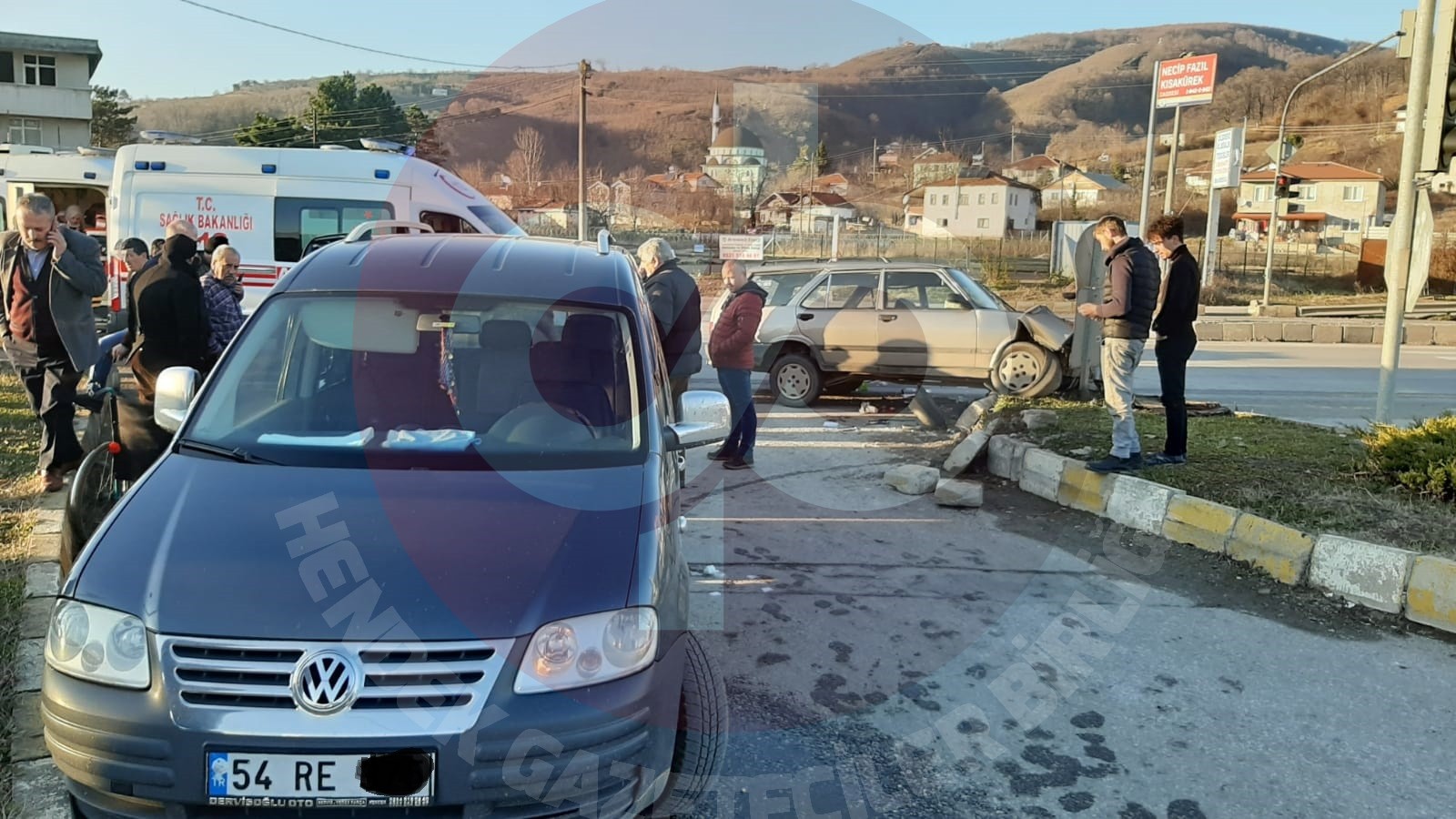 Hendek’te Kaza 5 Yaralı
