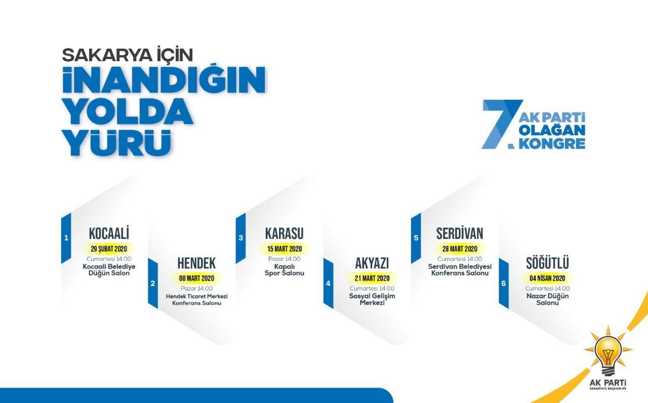 Hendek Ak Parti’de Kongre Tarihi Belli Oldu