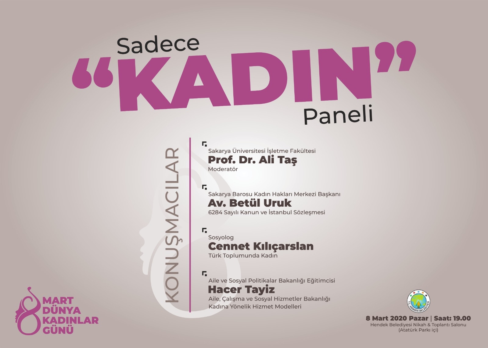 BU PANEL KADINLAR İÇİN