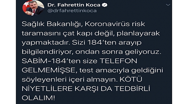 Korona Hırsızlarına Dikkat